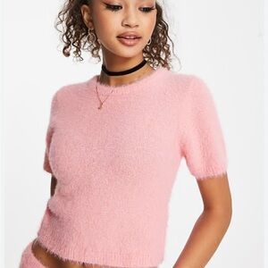 NWT Miss Selfridge Fuzzy Sweater Top